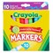 Crayola Broad Line Markers, Bold + Bright Colors, 10 Count, PK6 587725 - alternate 2